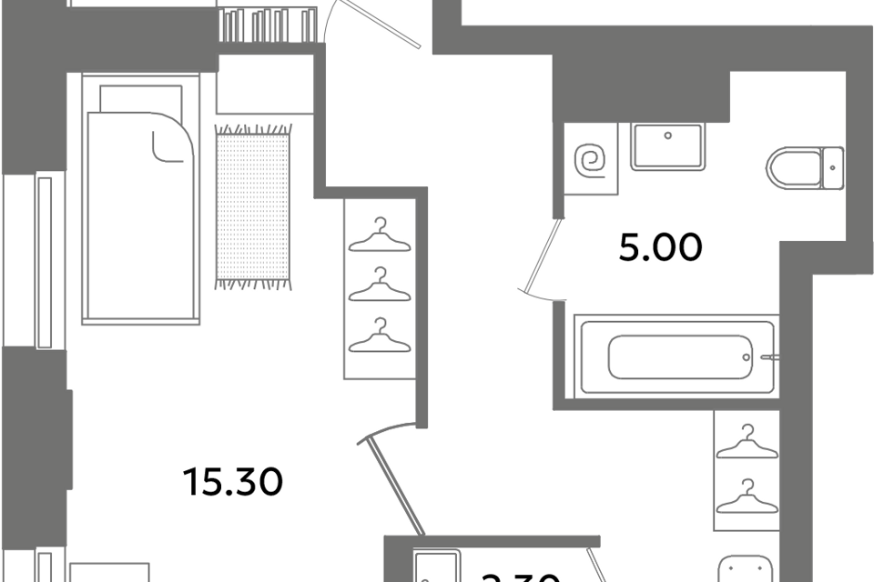 Продаётся 3-комнатная квартира, 89.4 м²