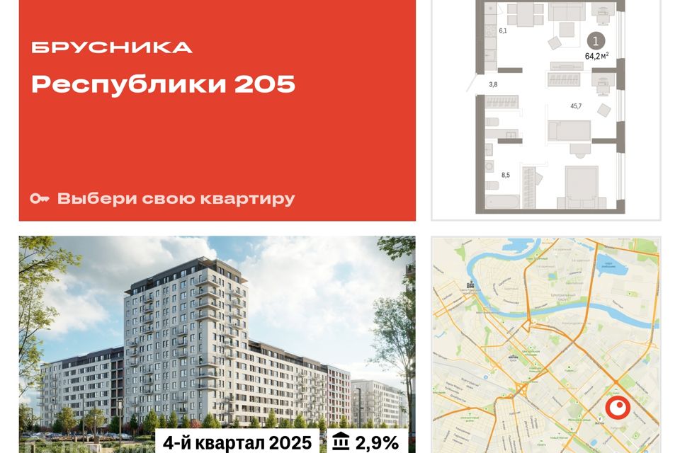 Республики 205 брусника