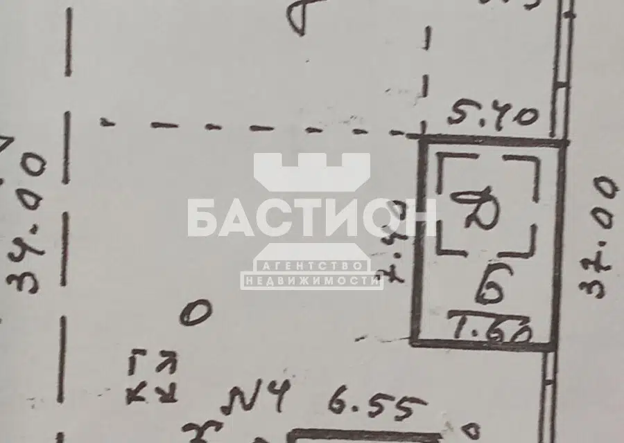 Продаётся 1-этажный дом, 58 м²
