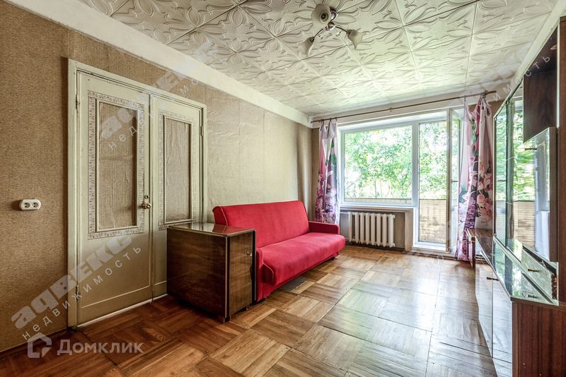 Продаётся 2-комнатная квартира, 44.6 м²
