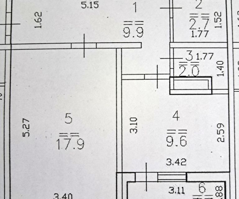 Продаётся 1-комнатная квартира, 42.1 м²