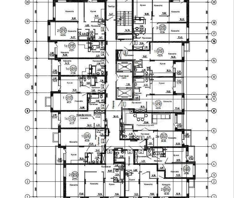 Продаётся студия, 48.38 м²