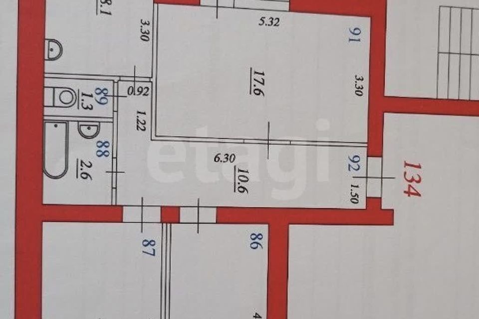 Продаётся 3-комнатная квартира, 65 м²
