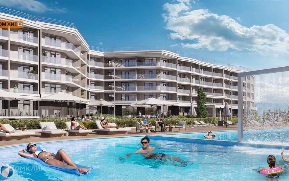 Продаётся 1-комнатная квартира, 43.3 м²