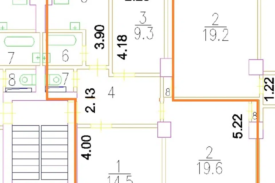 Продаётся 3-комнатная квартира, 62.3 м²