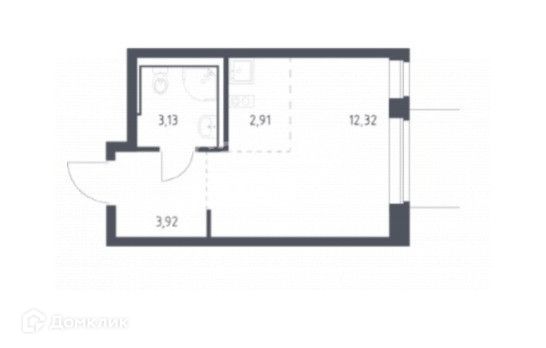 Продаётся студия, 22.28 м²