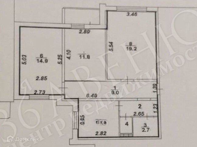 Продаётся 3-комнатная квартира, 70 м²