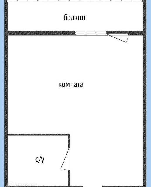 Продаётся студия, 27 м²