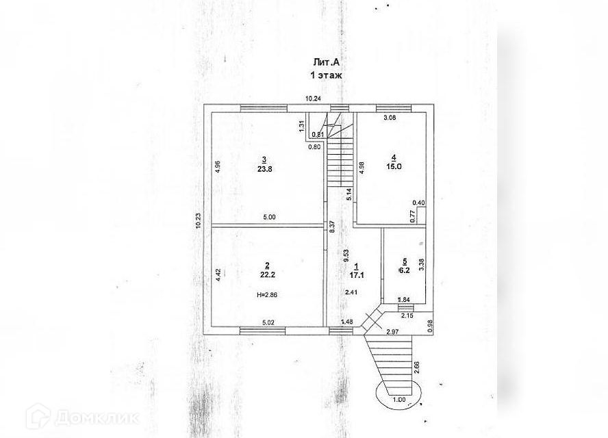 Продаётся 2-этажный дом, 164.9 м²