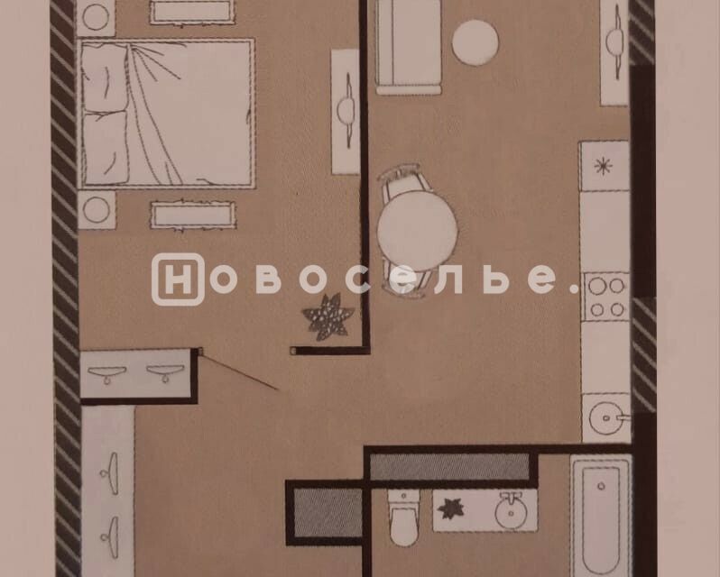 Продаётся студия, 27 м²