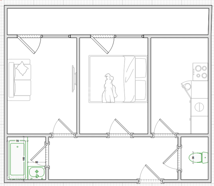 Продаётся 2-комнатная квартира, 49.8 м²