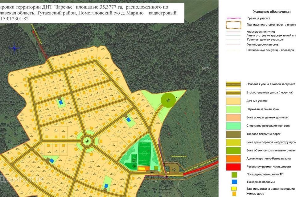 Кадастровая карта ярославской области тутаевский район п константиновский