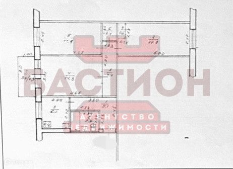 Продаётся 3-комнатная квартира, 58.6 м²