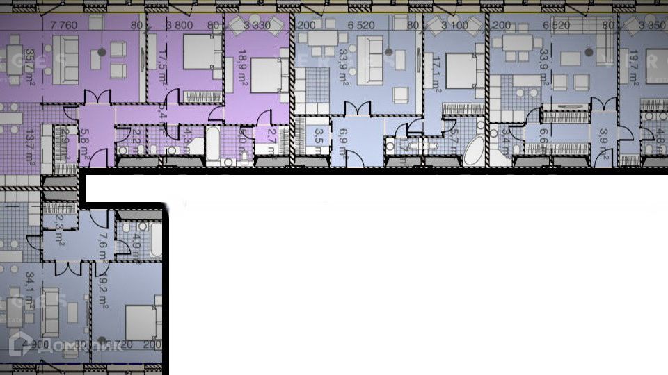 Продаётся 6-комнатная квартира, 322 м²