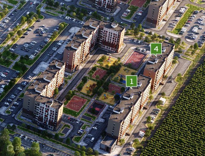 Продаётся 3-комнатная квартира, 77.18 м²