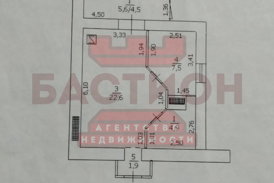 Продаётся 2-комнатная квартира, 41.4 м²