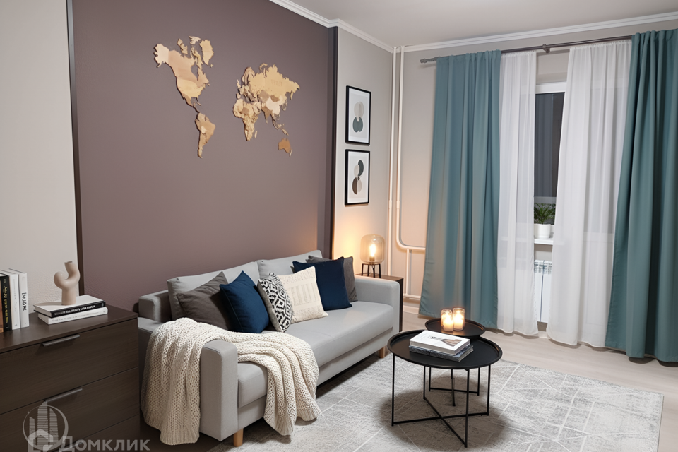 Сдаётся 1-комнатная квартира, 32 м²