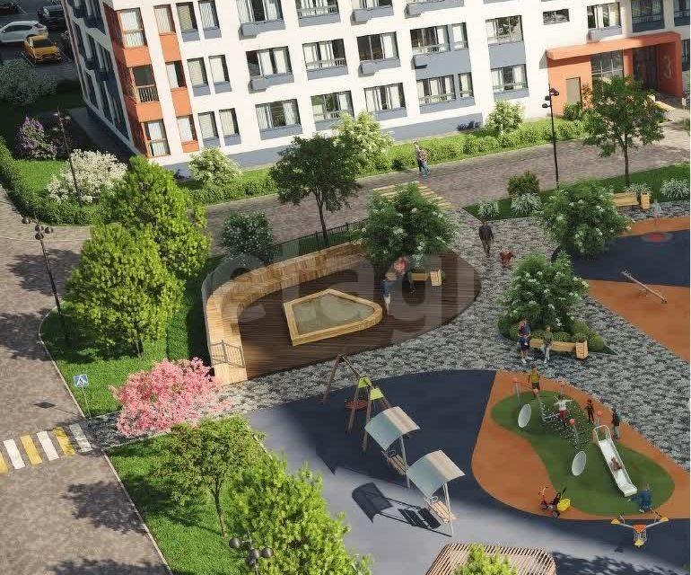 Продаётся 1-комнатная квартира, 43.6 м²