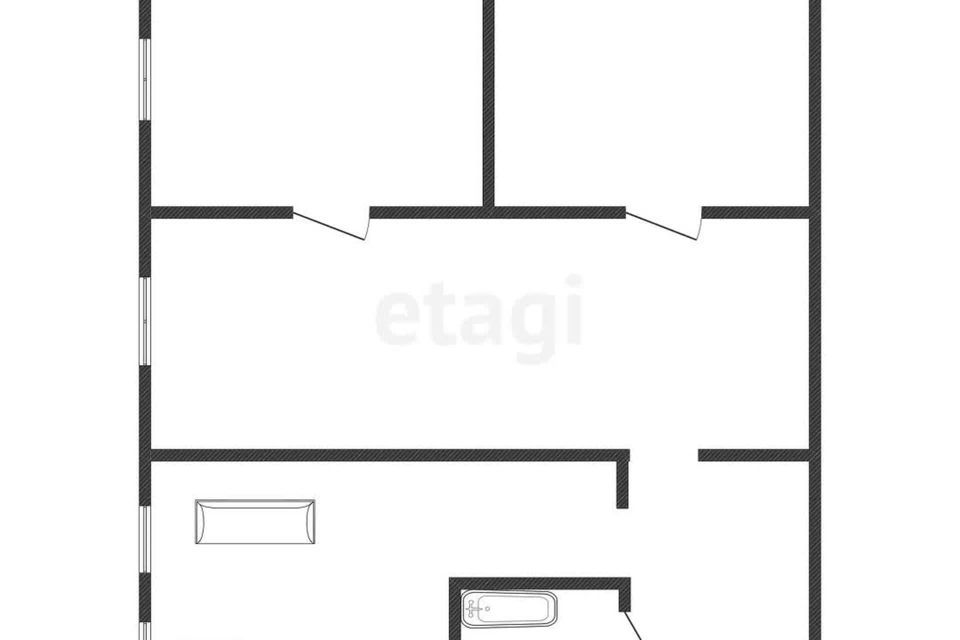 Продаётся 3-комнатная квартира, 61.3 м²