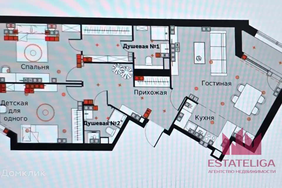 Продаётся 3-комнатная квартира, 82 м²