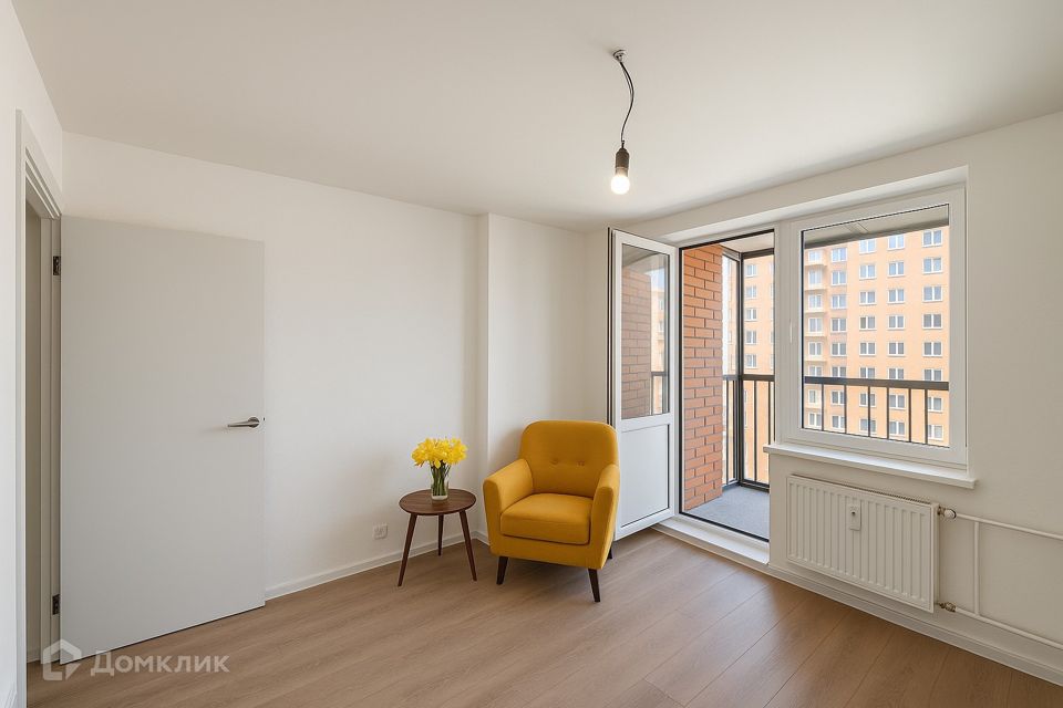 Продаётся 1-комнатная квартира, 34.13 м²