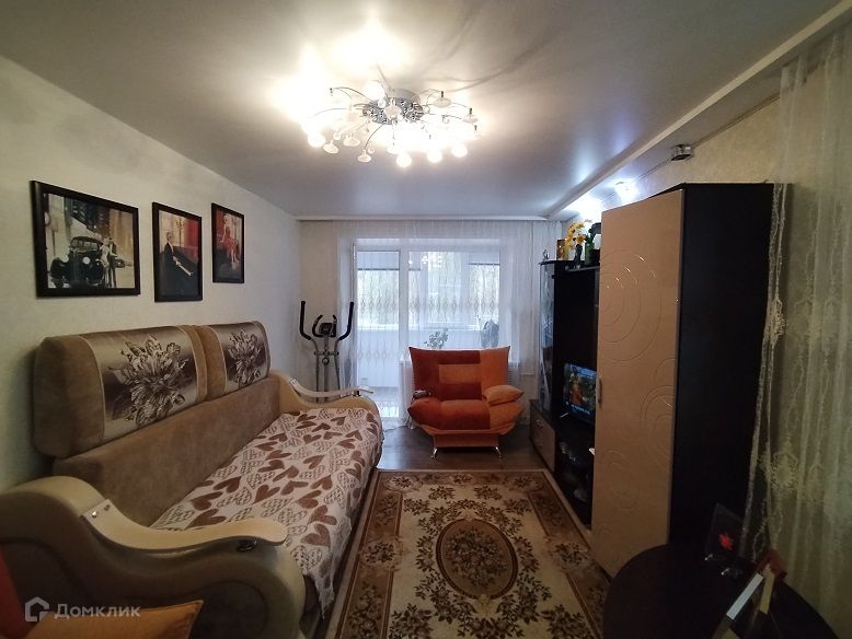 Продаётся 2-комнатная квартира, 49.6 м²