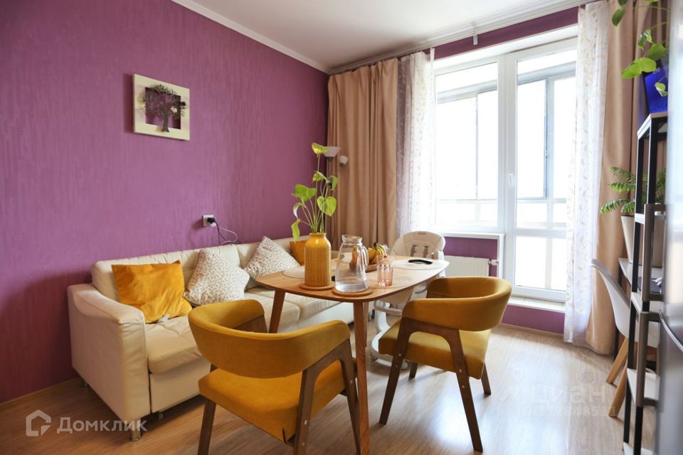 Продаётся 1-комнатная квартира, 41.6 м²