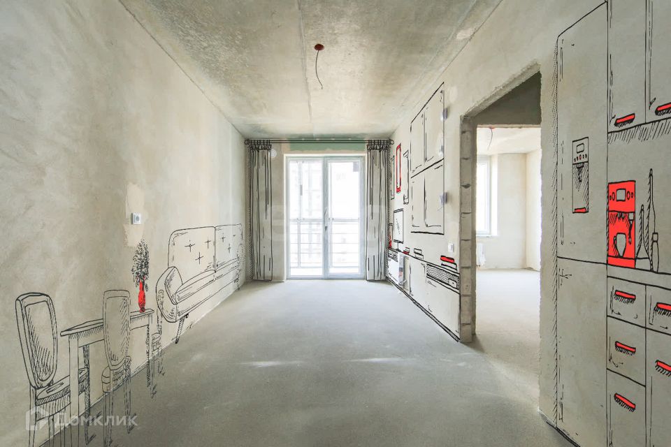 Продаётся 1-комнатная квартира, 36.7 м²