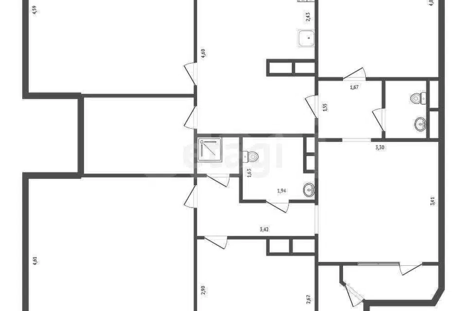 Продаётся помещение своб. назначения, 104.1 м²