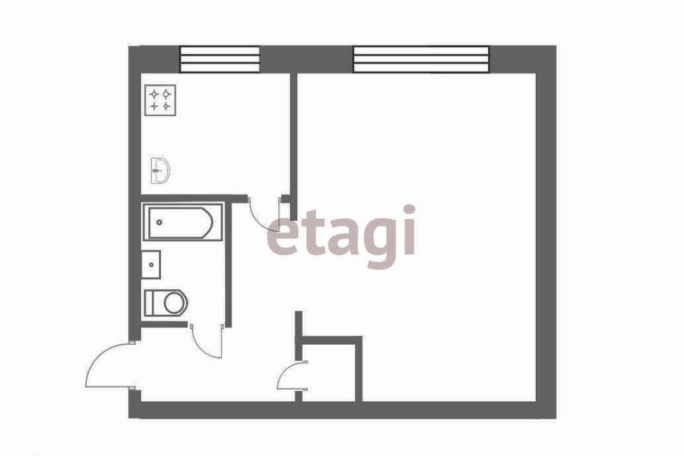 Продаётся 1-комнатная квартира, 29.9 м²