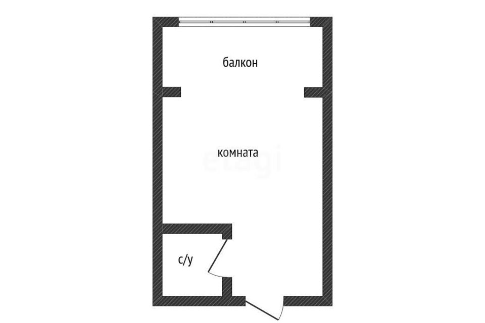 Продаётся студия, 21.9 м²