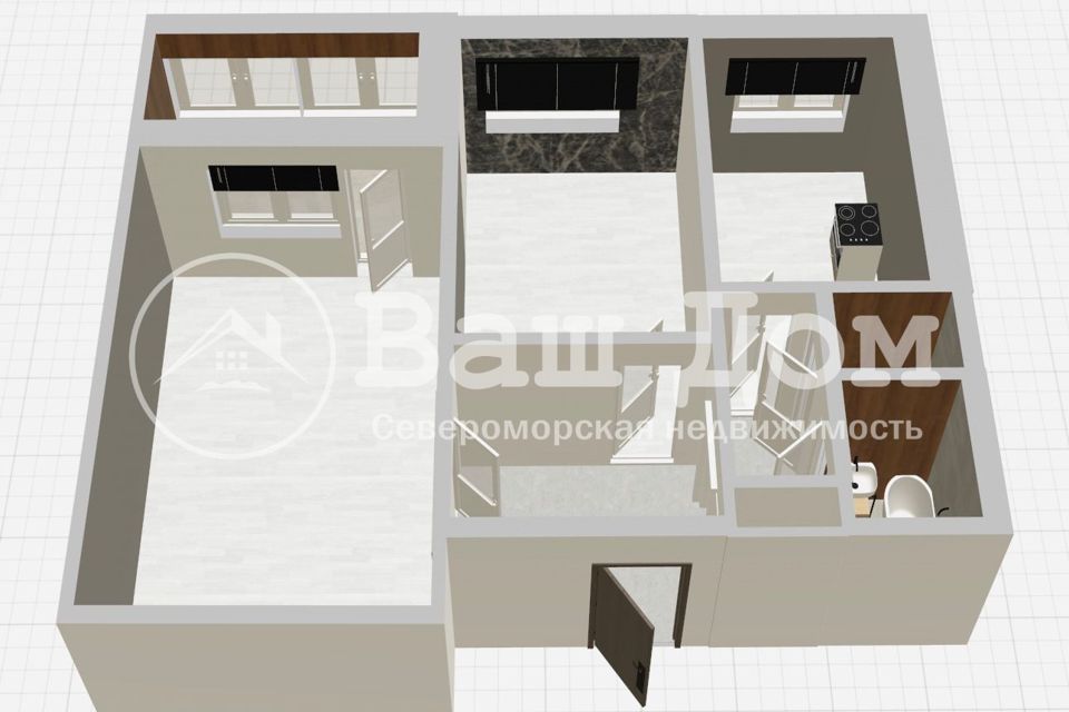 Продаётся 2-комнатная квартира, 45 м²