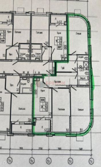Продаётся 3-комнатная квартира, 93.2 м²