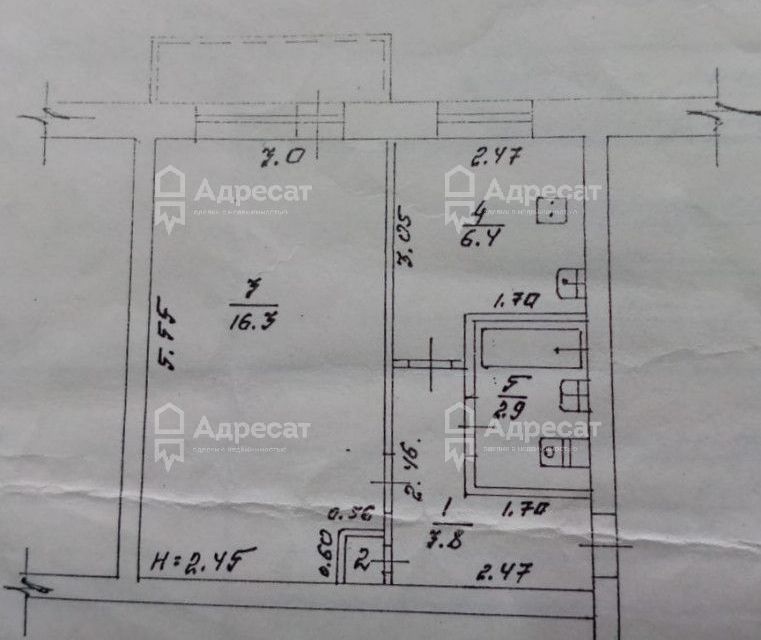 Продаётся 1-комнатная квартира, 30.6 м²
