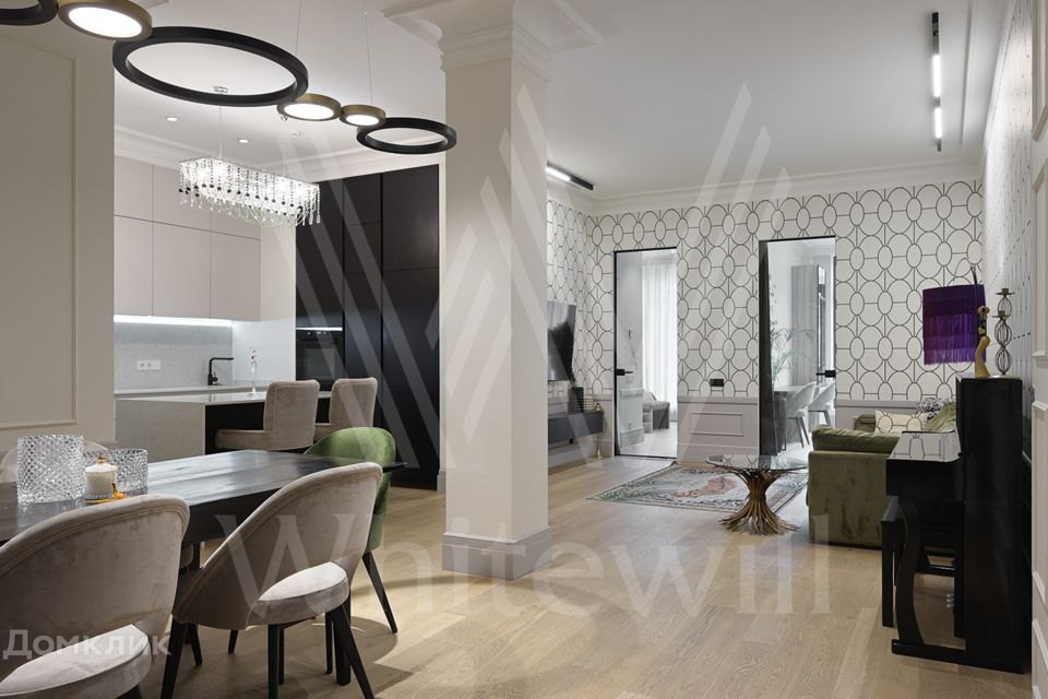 Продаётся 3-комнатная квартира, 123 м²