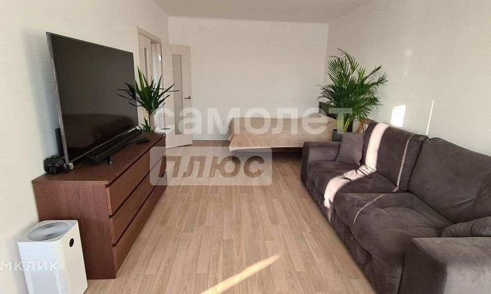 Продаётся 1-комнатная квартира, 46.5 м²