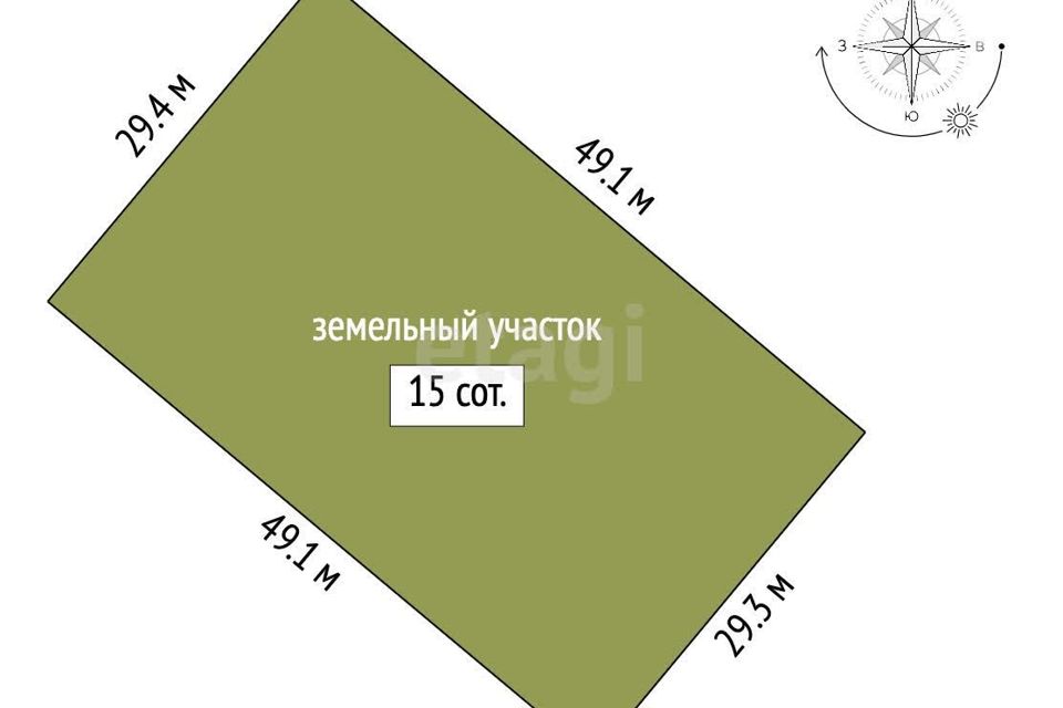Продаётся участок, 15 сот., ИЖС