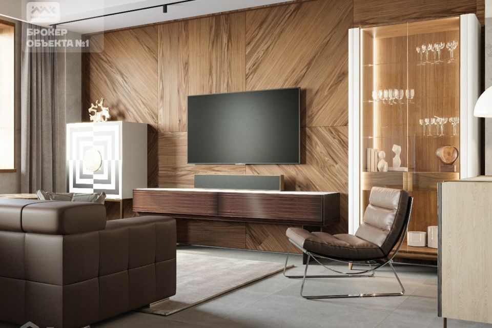 Продаётся 1-комнатная квартира, 75 м²