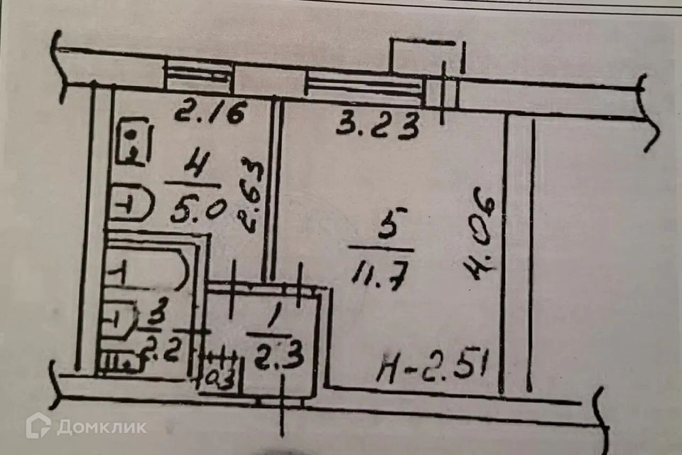 Продаётся 1-комнатная квартира, 22 м²