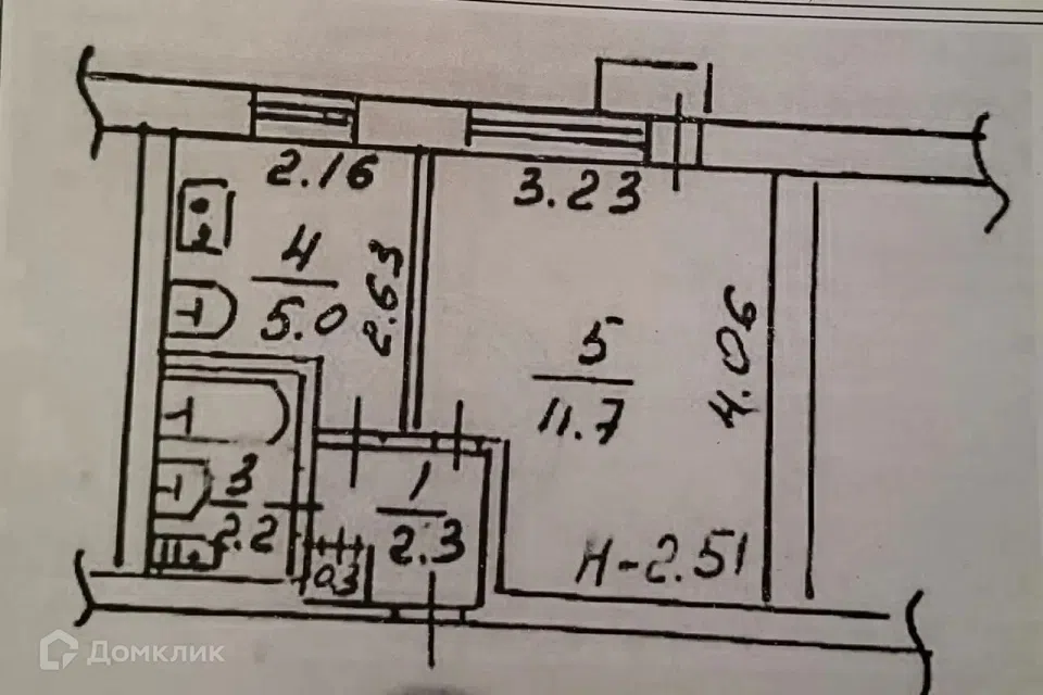 Продаётся 1-комнатная квартира, 22 м²