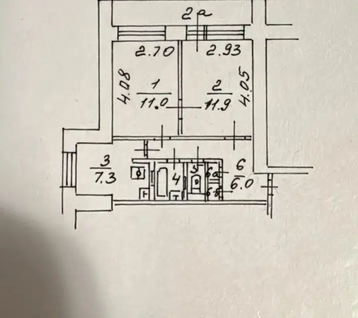 Продаётся 2-комнатная квартира, 40.4 м²