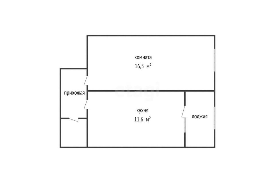 Продаётся 1-комнатная квартира, 37.4 м²