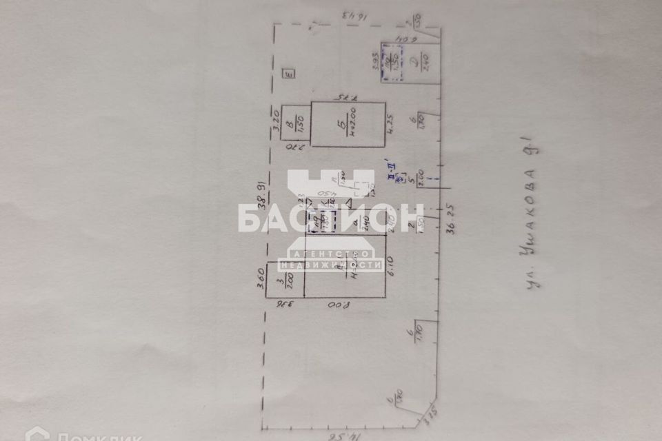 Продаётся 1-этажный дом, 50.6 м²