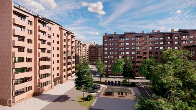 Продаётся 3-комнатная квартира, 88.73 м²