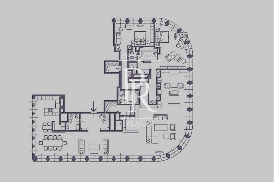 Продаётся 6-комнатная квартира, 342.4 м²