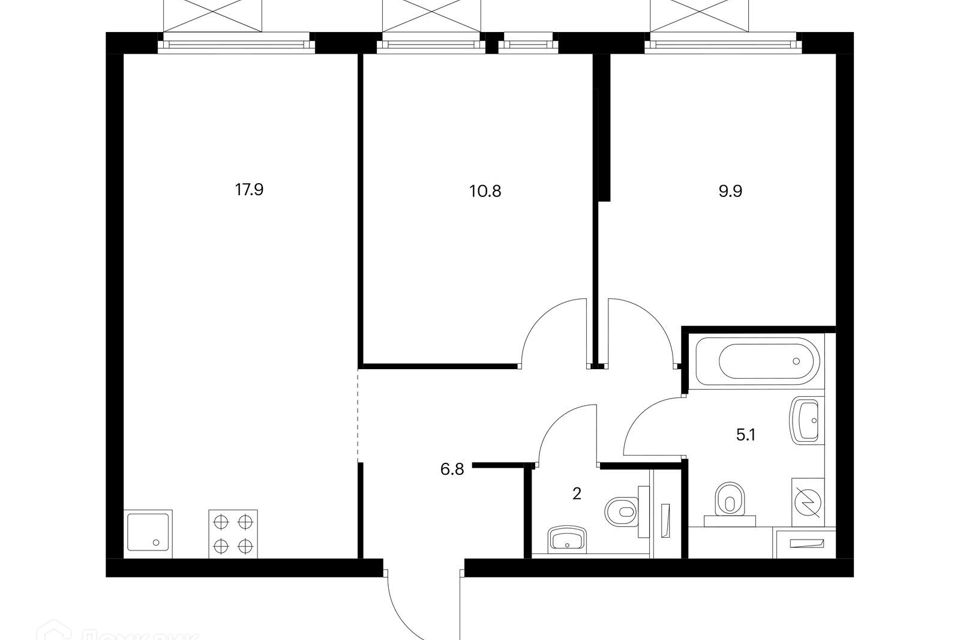 Купить Квартиру в Москве - 94 974 объявления о Продаже Квартир Недорого ...