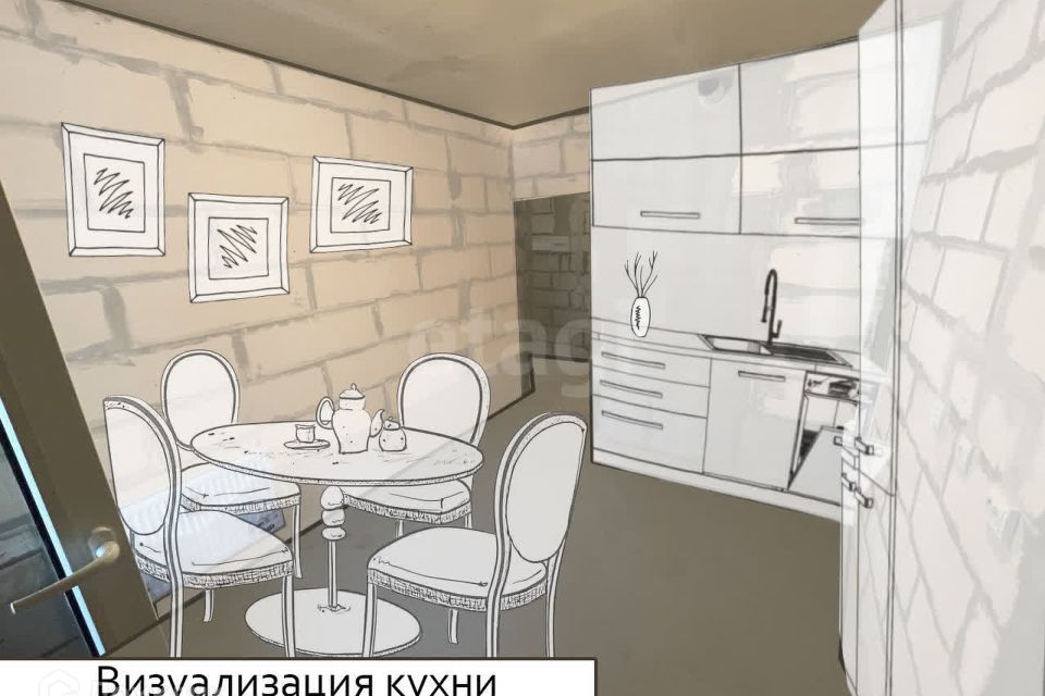Продаётся 1-комнатная квартира, 34 м²