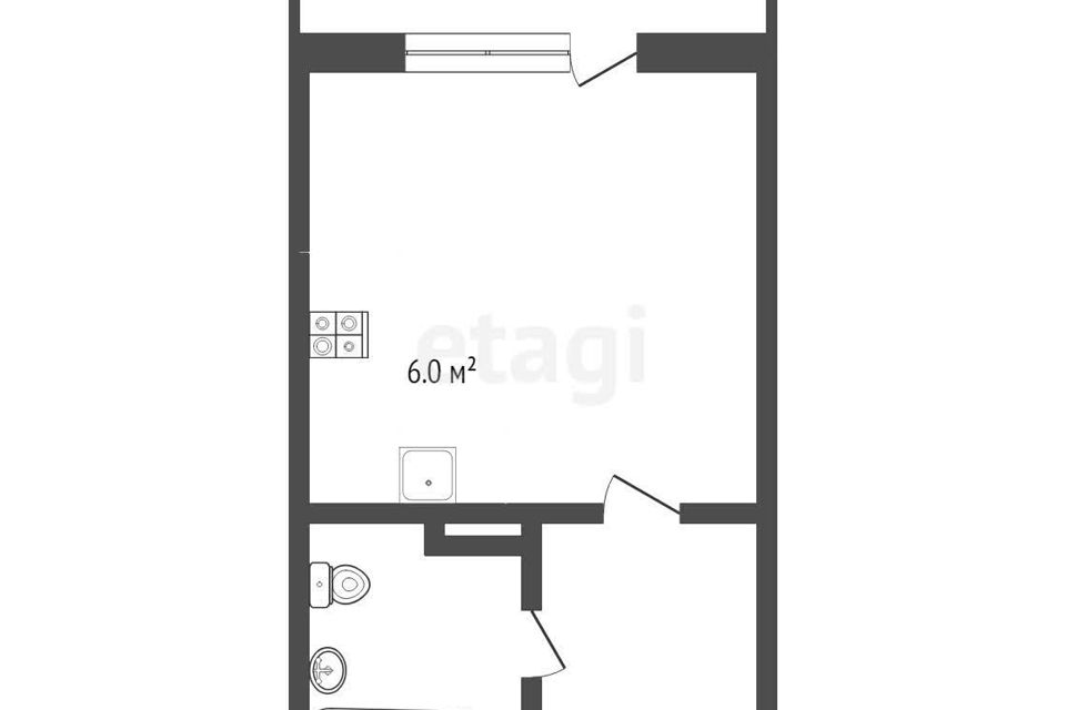 Продаётся студия, 22 м²