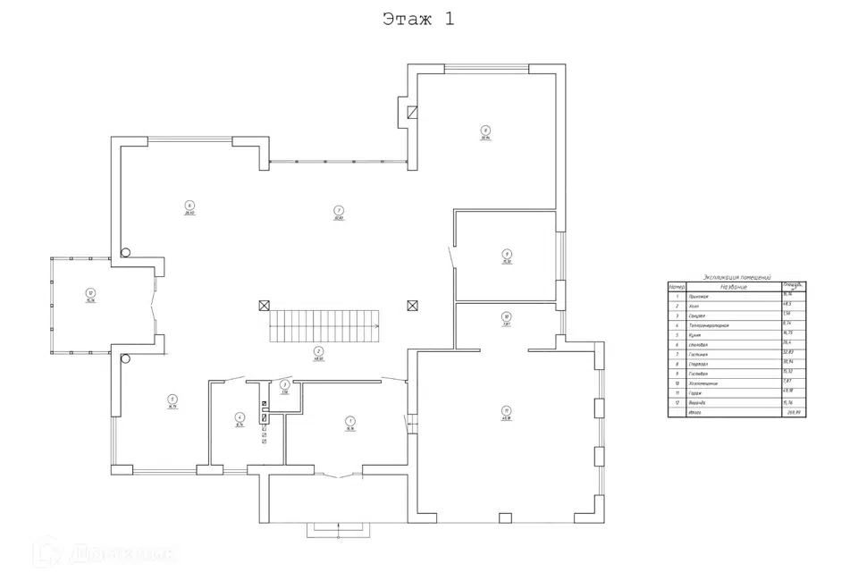 Продаётся 2-этажный дом, 481.6 м²