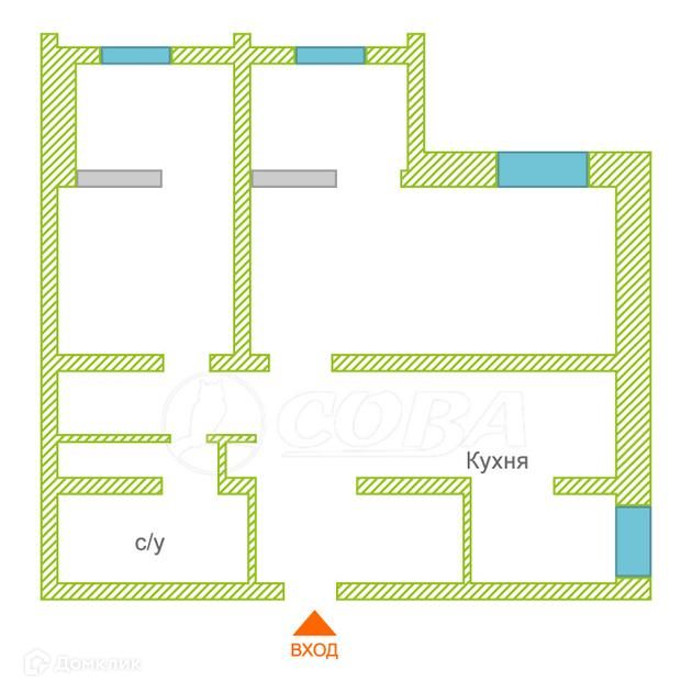 Продаётся 3-комнатная квартира, 99.7 м²